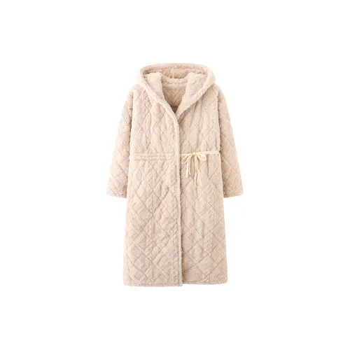 Jovini Сливочный Женские Банные халаты