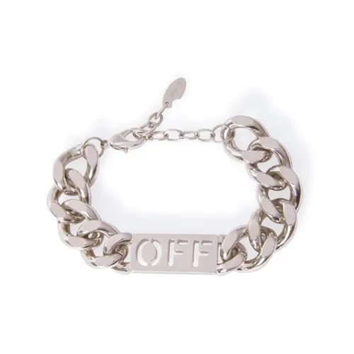 Off Белый Brass Bracelets Мужской