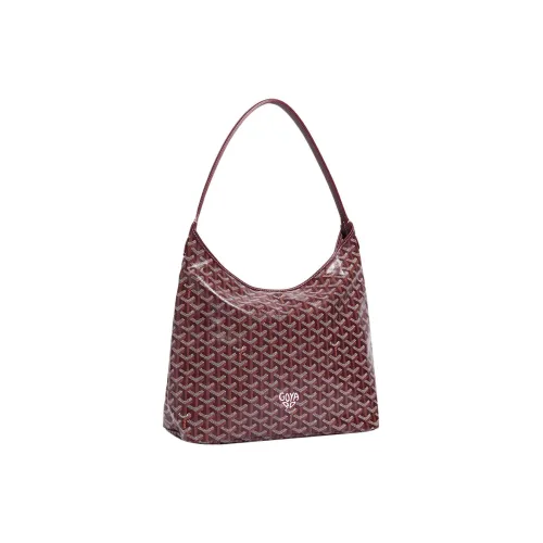 GOYARD Bohème Hobo Холст с кожей Собака's Teeth Сумка на плечо Комбинированная сумка Сумка через плечо Женская