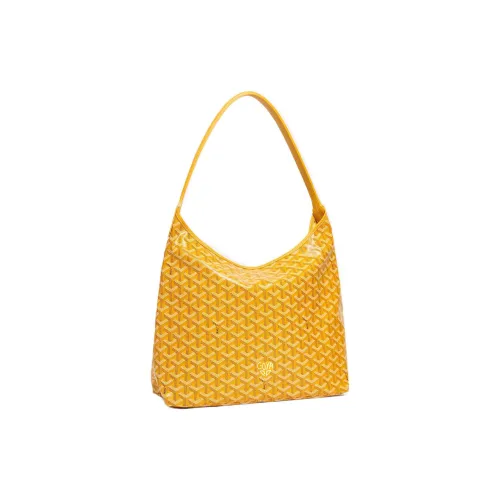 GOYARD Bohème Hobo Холст Телячья кожа Зубы Собаки Сумка на плечо Комбинированная сумка Сумка на плечо Женская