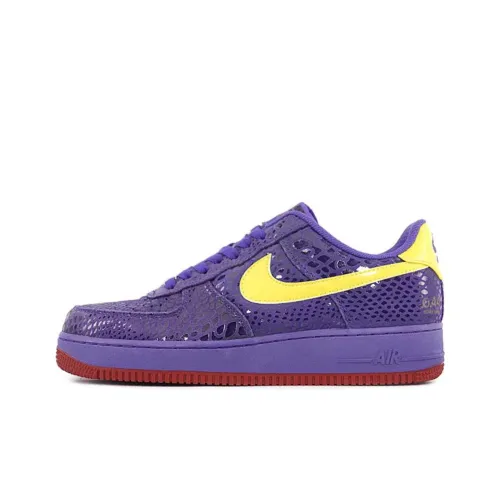 Nike Air Force 1 Амортизация Износостойкие Низкие Кроссовки для скейтбординга Мужские Фиолетовые