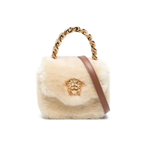VERSACE Овечья кожа Сумка Стандартная Женская Бежевая