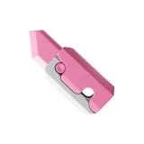 Розовая и белая нож для редиса