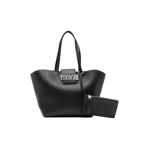 VERSACE JEANS COUTURE ПУ (полиуретан) Волокно Сумка Женская Черная