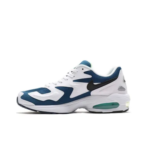 Nike Air Max 2 Low Топ Повседневная обувь Унисекс Синий Белый