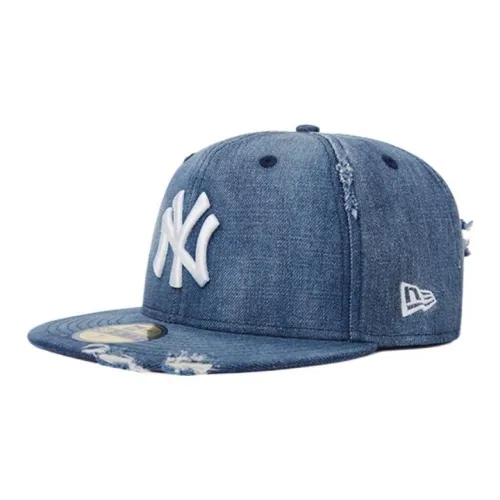 New Era Хлопковые кепки унисекс синие