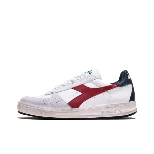DIADORA B.ELITE H Устойчивые к истиранию Дышащие Низкие Кроссовки для скейтбординга Мужские Белые