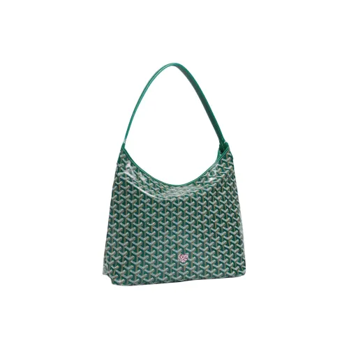 GOYARD Bohème Hobo Холст с кожей Собака's Teeth Сумка на плечо Комбинированная сумка Сумка через плечо Женская