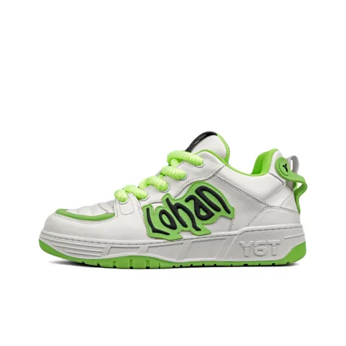 Y6T Shadow Realm Коллекция Устойчивый к истиранию Легкий и Дышащий Низкие Кроссовки для скейтбординга Унисекс Белый Зеленый