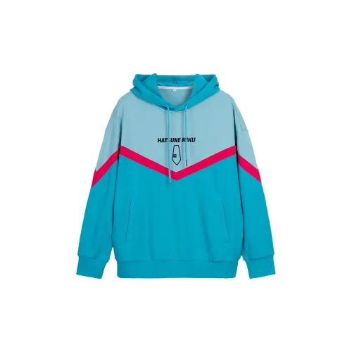 MOEYU Hatsune Miku С принтом многоцветный длинный рукав худи куртка реквизит для косплея