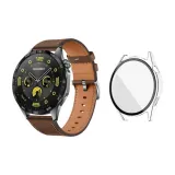 GT4 Коллекция 46MM Циферблат-Специфические Чехлы для часов + 22MM Камелия Коричневый Натуральный Кожа Ремешок