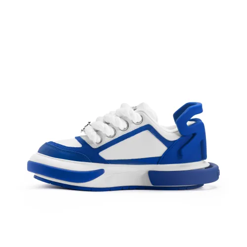 ROLLRULES WAHID Коллекция Низкие Кроссовки для Скейтбординга Унисекс Синие Белые