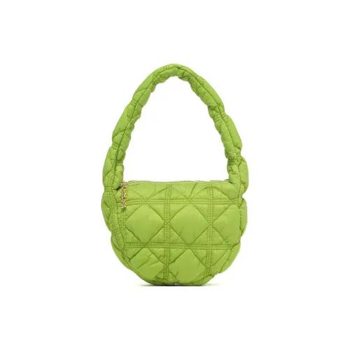 CARLYN Нейлоновая сумка Mini женская горчично-зеленая