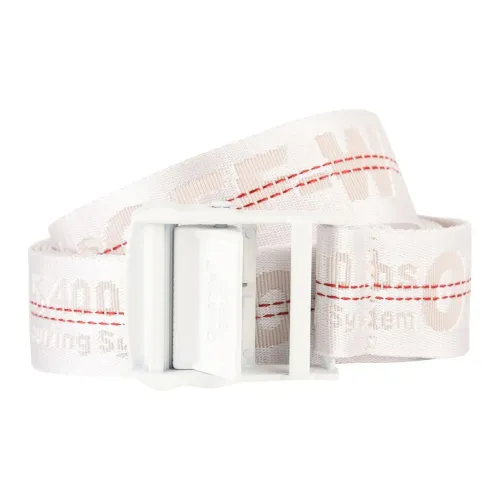 OFF Белый Letter Logo Smooth Clasp Unisex White 4CM