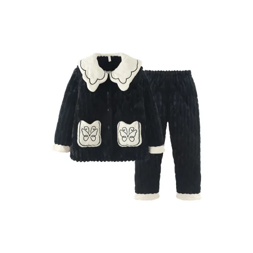 Chun Xi CX 8744 Премиум черный Женские пижамные комплекты