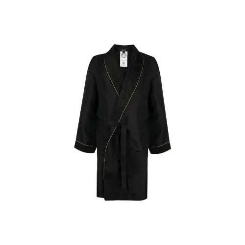 VERSACE Мужские черные халаты для ванной