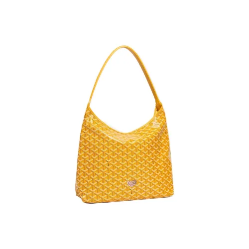 GOYARD Bohème Hobo Холст с кожей Собака's Teeth Сумка на плечо Комбинированная сумка Сумка на плечо Женская