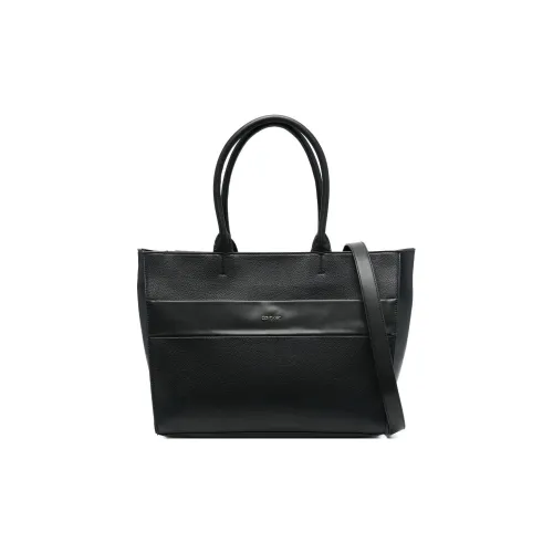 CALVIN KLEIN Полиэстер Тоут Сумка Сумка для покупок Сумка через плечо Сумка Обычная Женская Черная