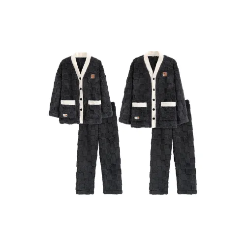 Сон 7817 Черный Унисекс Пижамные комплекты