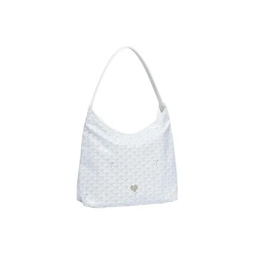 GOYARD Bohème Hobo Холст с кожей Собака's Teeth Сумка на плечо Комбинированная сумка Сумка через плечо Женская