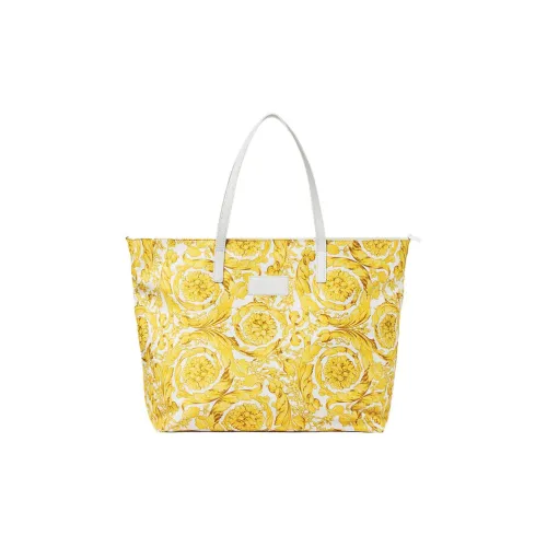 VERSACE Barocco Полиэстер Тоут Сумка Сумка для покупок Сумка через плечо Сумка Обычная Унисекс Желтая
