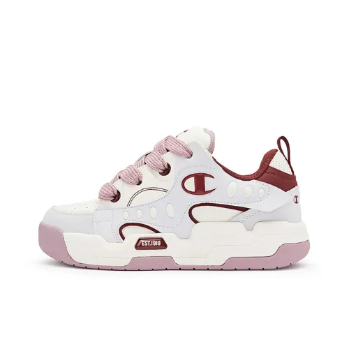 Champion Playful Пухлые туфли Низкий топ Скейтборд Кроссовки Женские Светло-фиолетовый