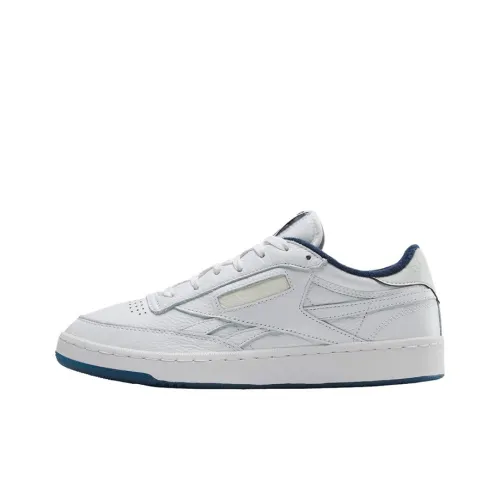 Reebok Club C Series 85 Low Топ Скейтборд Кроссовки Мужские Белый Синий