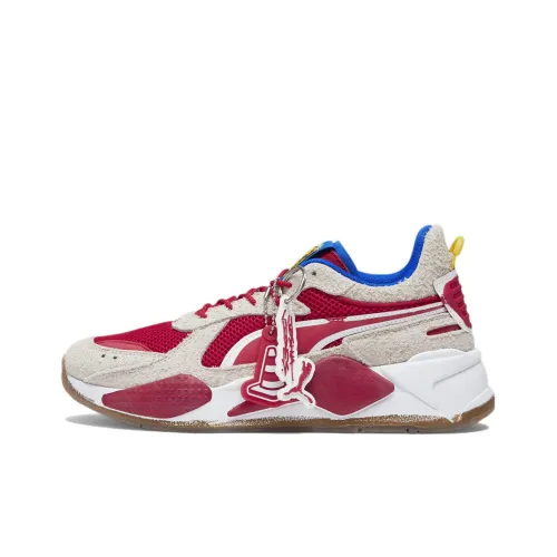 SCUDERIA FERRARI x JOSHUA VIDES X PUMA RS X Low Топ Кэжуал Мужской Белый Красный