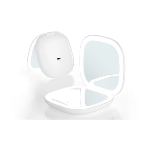 Xiang Ning Pai Практичный Двойной Сторонний Умный LED Трехцветный Свет Ручной MAKE UP Зеркала Портативный