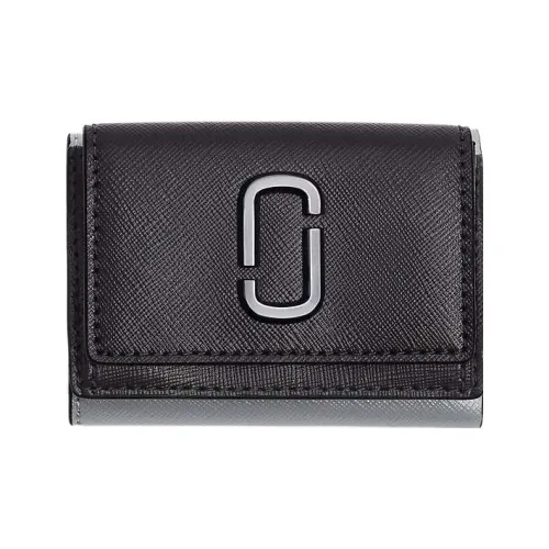 MARC JACOBS Snapshot Saffiano Текстура Крест Кожа Кошелек Мини Женский Волчий Серый Многоцветный