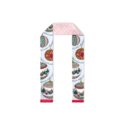 LOUIS VUITTON Шелковые шарфы Женские Розовый