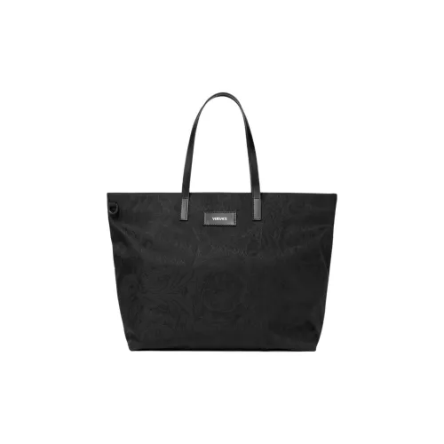 VERSACE Barocco Полиамид Тоут Сумка Сумка для покупок Сумка через плечо Сумка Обычная Унисекс Черная