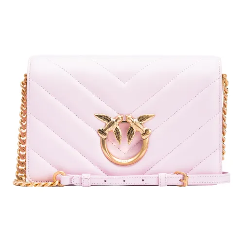 PINKO Love Bag Козья кожа с коровьей кожей сумка через плечо сумка на плечо женская праздничная цветочный филигран золотой