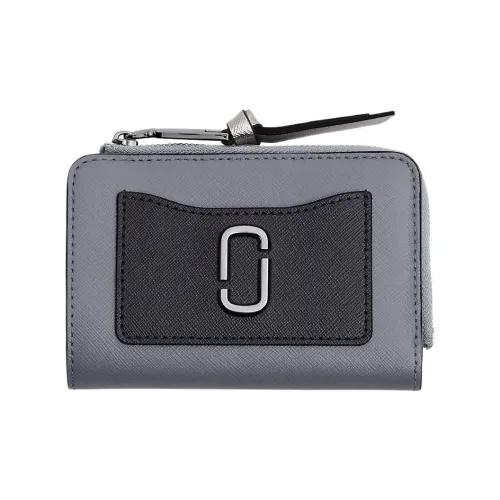 MARC JACOBS Snapshot Saffiano Текстура Крест Кожа Кошелек Стандартный Женский Волчий Серый Многоцветный