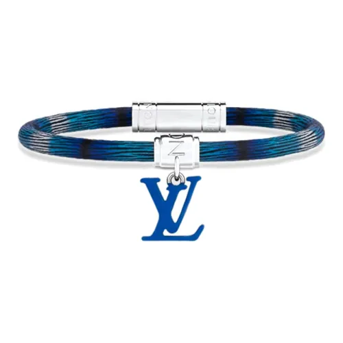 LOUIS VUITTON Кожа Металл Наручные повязки Мужской Синий