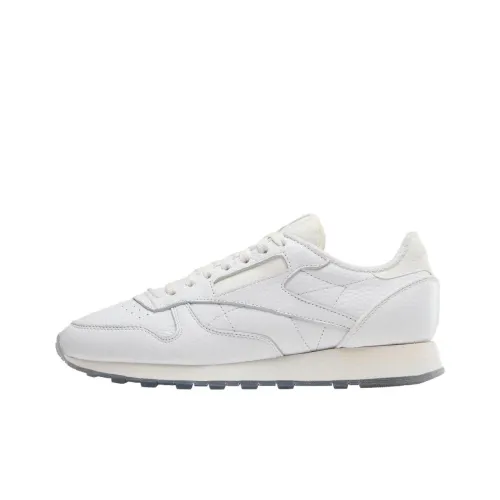 Reebok Classic Leather Беговые кроссовки Низкие Белые Мужские