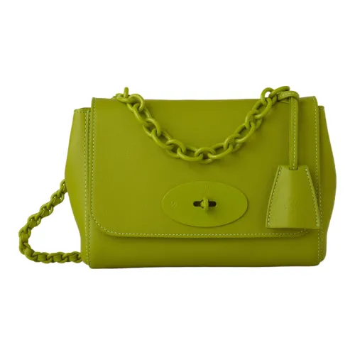 Mulberry Lily Smooth Calfskin Crossbody Bag Shoulder Bag Women's ACID Green Мульберри Лилия Гладкая Телячья Кожа Сумка через плечо Сумка на плечо Женская ACID Зеленый