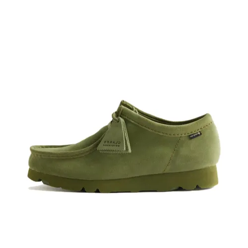 Clarks Originals WALLABEE противоскользящий низкий топ повседневная обувь мужская зеленая