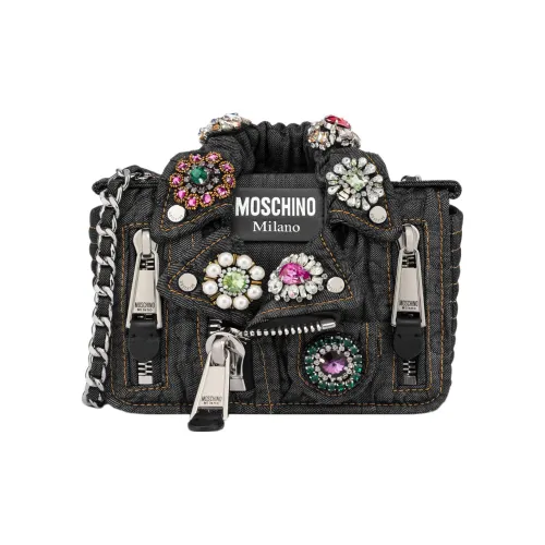MOSCHINO с хлопком сумка через плечо женская черная