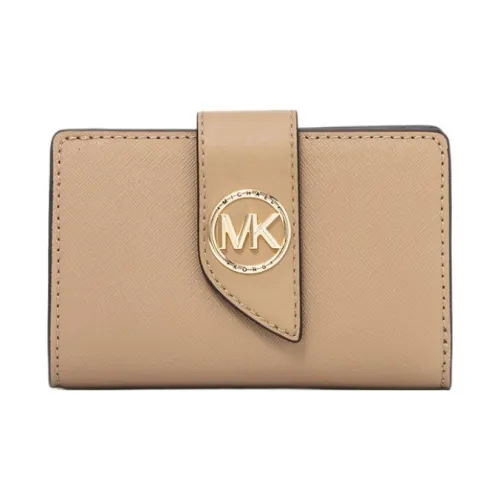 MICHAEL KORS Greenwich Коровья кожа Кошелек Средний Женские CAMEL