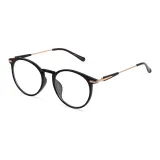 Черная золотая рамка, синий свет, защита от 100 градусов (рекомендуется для возраста 40-49 лет)