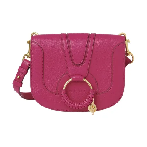 See By Chloe Hana Козья кожа Сумка через плечо Стандартная Женская Розовая