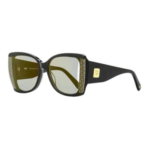 MCM Ацетат Нерегулярная форма Солнцезащитные очки Женские Черный