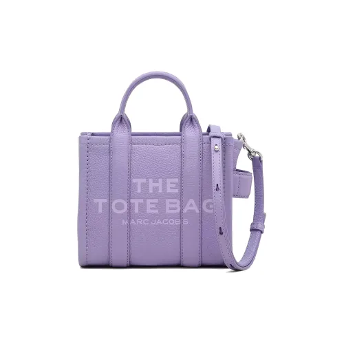 MARC JACOBS Full GRAIN LEATHER Тоут Сумка Сумка для покупок Сумка через плечо Сумка Экстра мини Женская Фиолетовая