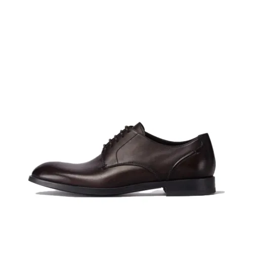 Ermenegildo Zegna Siena Flex Туфли Низкие Темно-Коричневые Мужские