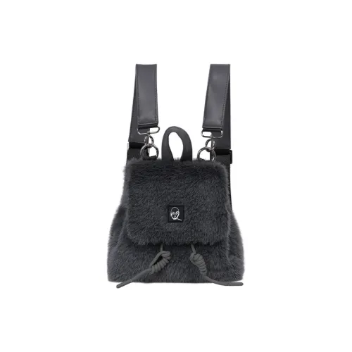 Rebirth Плюшевый Рюкзак Обычный Унисекс Чернила Night Серый Румяно-розовый