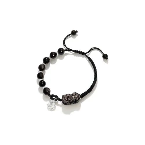 Jodie Kevin Обсидиан Клубничный Кристальный Браслеты Унисекс Red Rope Черный Rope
