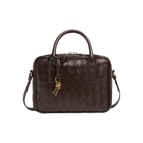 Bottega Veneta Овчина Сумка через плечо Маленькая Сумка для женщин Шоколадный Коричневый