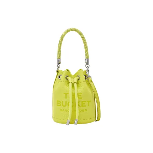 MARC JACOBS Full GRAIN LEATHER Сумка-ведро Сумка через плечо Сумка мини Женская Лимон