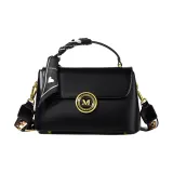 Черный [Широкая лямка + Тонкий плечевой ремень + Шелковый шарф]